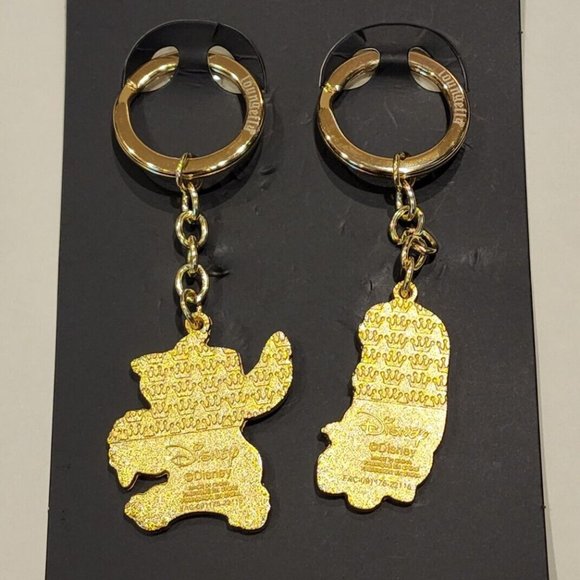 Loungefly Disney Lilo & Stitch Ice Cream Enamel Keychain Set of 2 NEW - Picture 3 of 12